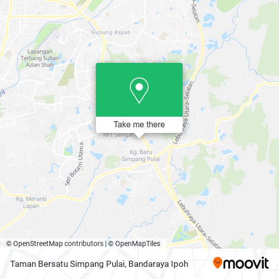 Taman Bersatu Simpang Pulai map