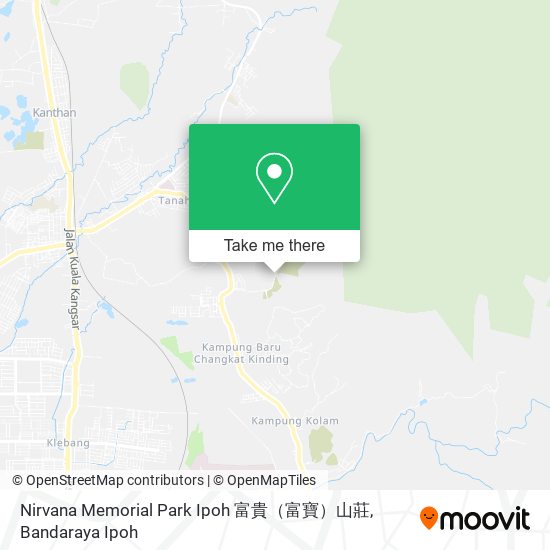 Peta Nirvana Memorial Park Ipoh 富貴（富寶）山莊