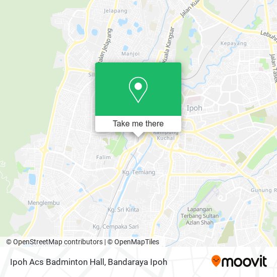 Peta Ipoh Acs Badminton Hall