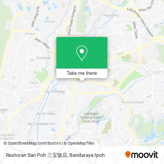 Restoran San Poh 三宝饭店 map