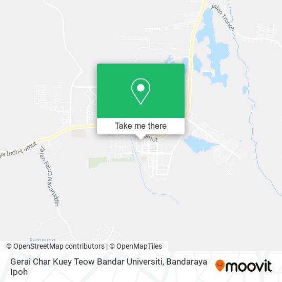 Gerai Char Kuey Teow Bandar Universiti map