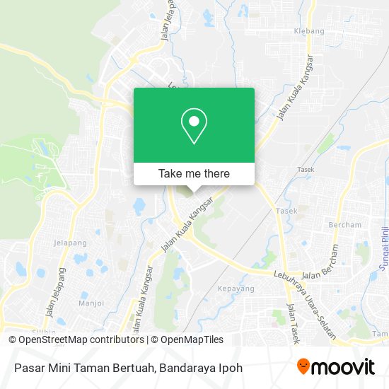 Peta Pasar Mini Taman Bertuah
