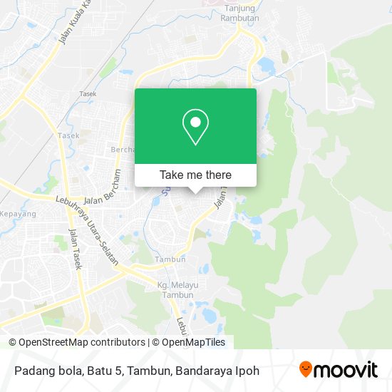Padang bola, Batu 5, Tambun map
