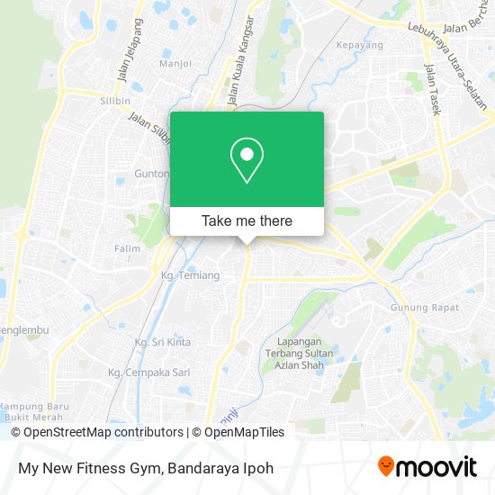 My New Fitness Gym map