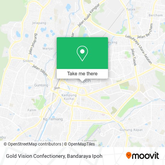 Gold Vision Confectionery map
