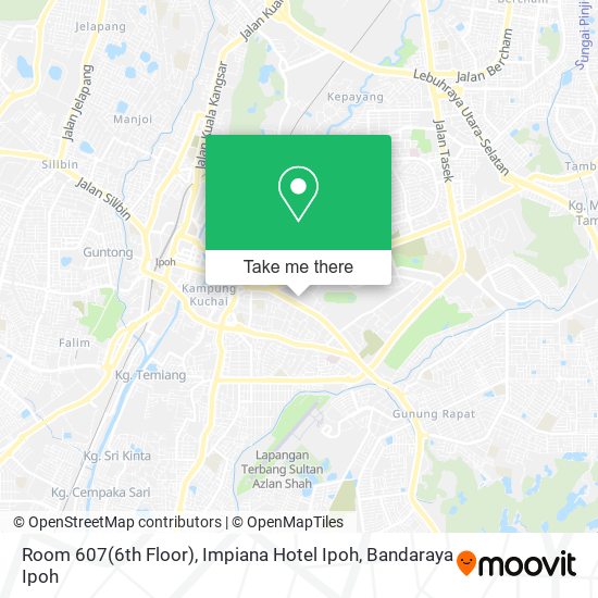 Room 607(6th Floor), Impiana Hotel Ipoh map