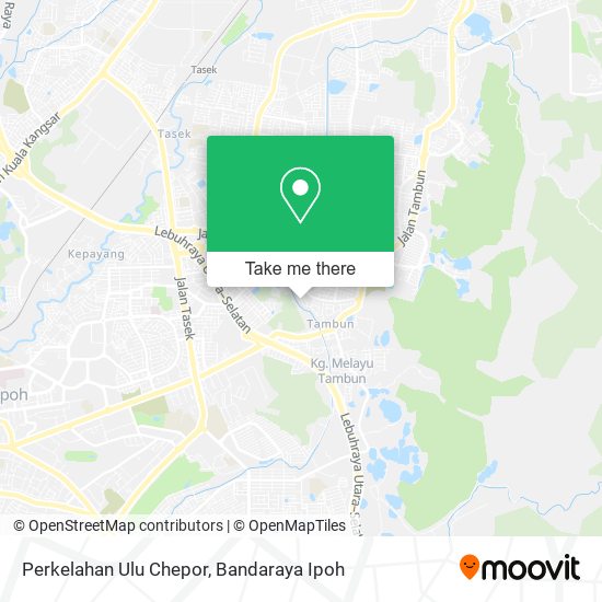 Perkelahan Ulu Chepor map