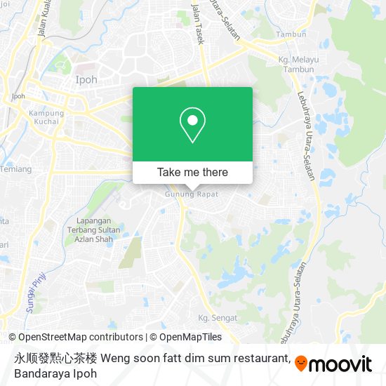 永顺發㸃心茶楼  Weng soon fatt dim sum restaurant map