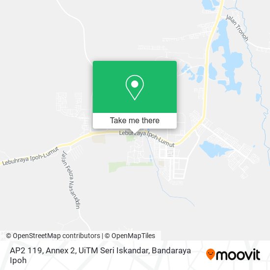 AP2 119, Annex 2, UiTM Seri Iskandar map