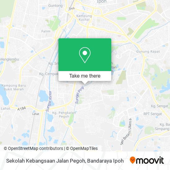 Peta Sekolah Kebangsaan Jalan Pegoh