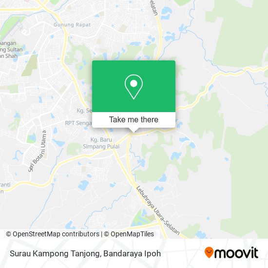 Peta Surau Kampong Tanjong