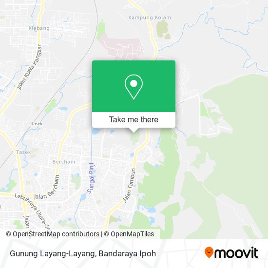 Peta Gunung Layang-Layang
