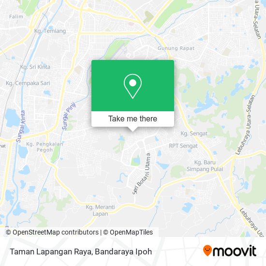 Peta Taman Lapangan Raya