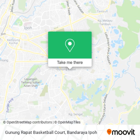 Gunung Rapat Basketball Court map