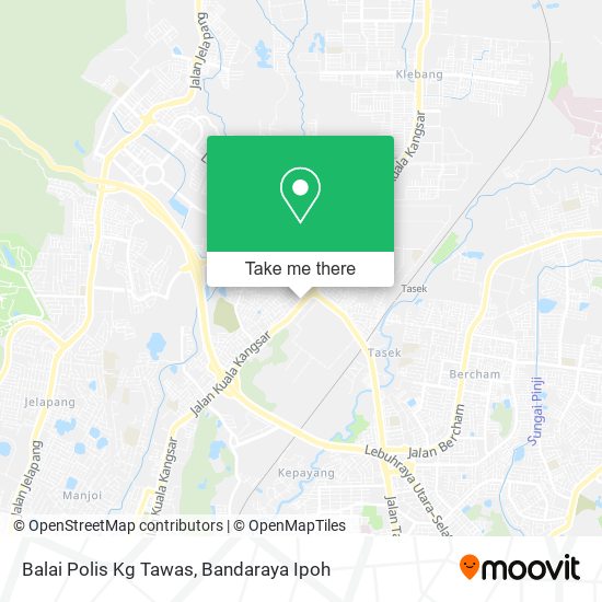 Peta Balai Polis Kg Tawas
