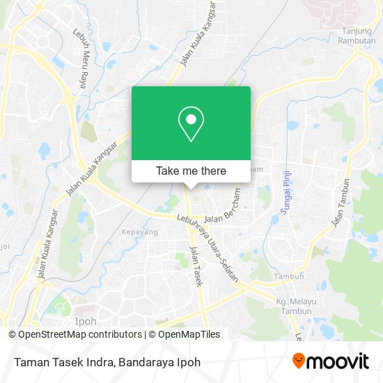 Taman Tasek Indra map