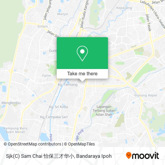 Sjk(C) Sam Chai 怡保三才华小 map