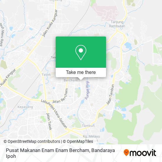 Pusat Makanan Enam Enam Bercham map