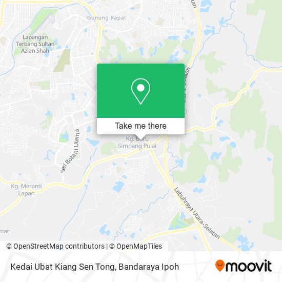 Kedai Ubat Kiang Sen Tong map