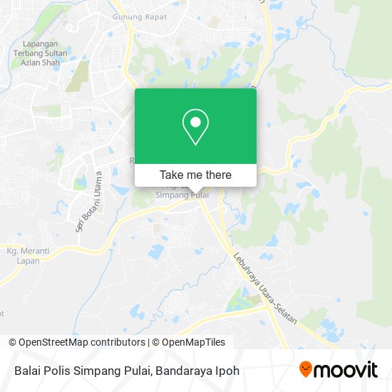 Peta Balai Polis Simpang Pulai