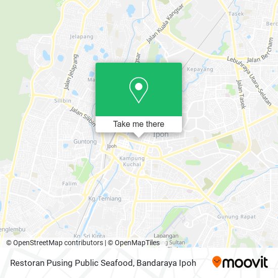 Restoran Pusing Public Seafood map