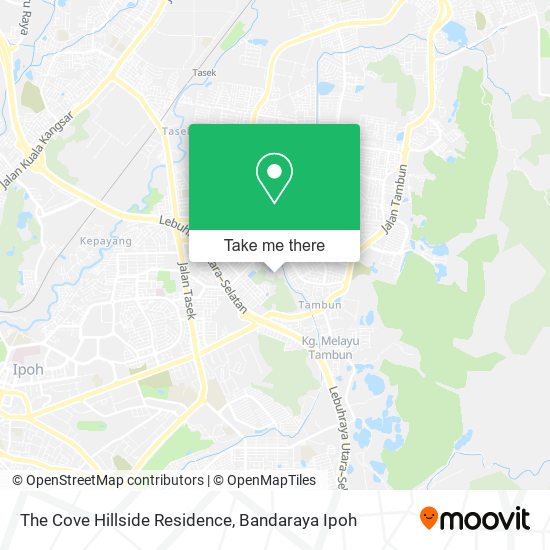 Peta The Cove Hillside Residence
