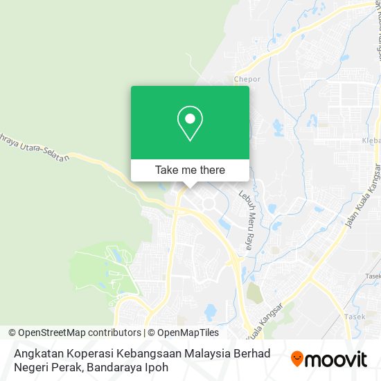Angkatan Koperasi Kebangsaan Malaysia Berhad Negeri Perak map