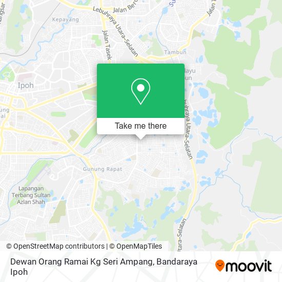 Dewan Orang Ramai Kg Seri Ampang map