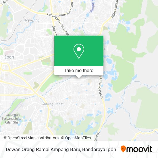 Peta Dewan Orang Ramai Ampang Baru