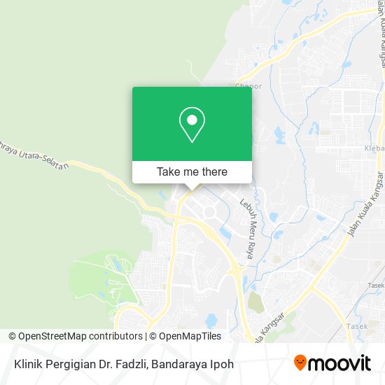 Peta Klinik Pergigian Dr. Fadzli