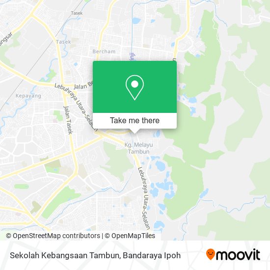 Sekolah Kebangsaan Tambun map