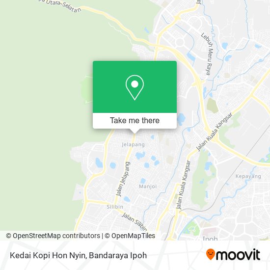 Kedai Kopi Hon Nyin map