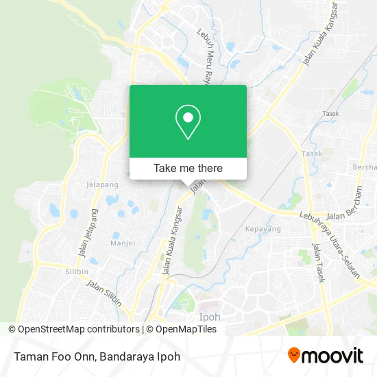 Taman Foo Onn map