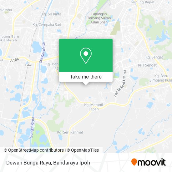 Dewan Bunga Raya map