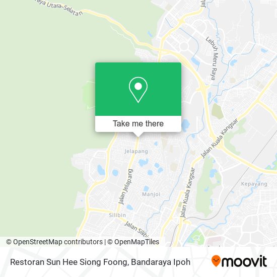 Peta Restoran Sun Hee Siong Foong