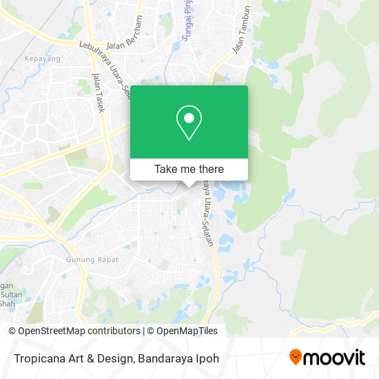 Tropicana Art & Design map