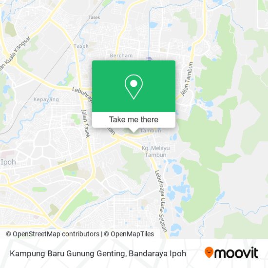 Peta Kampung Baru Gunung Genting