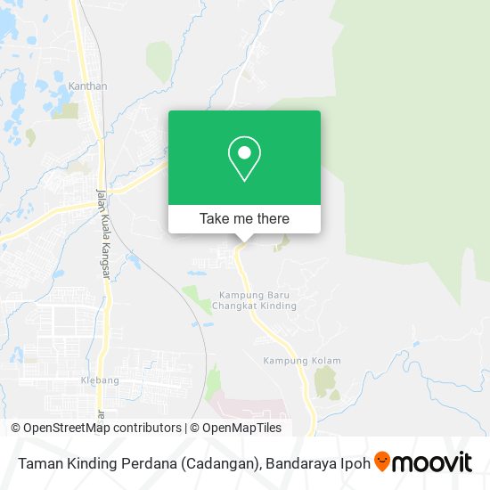 Taman Kinding Perdana (Cadangan) map