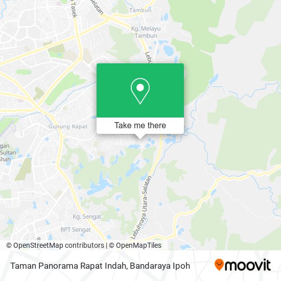 Peta Taman Panorama Rapat Indah
