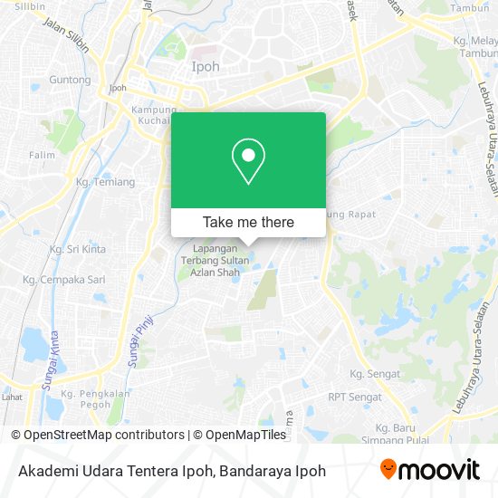 Akademi Udara Tentera Ipoh map