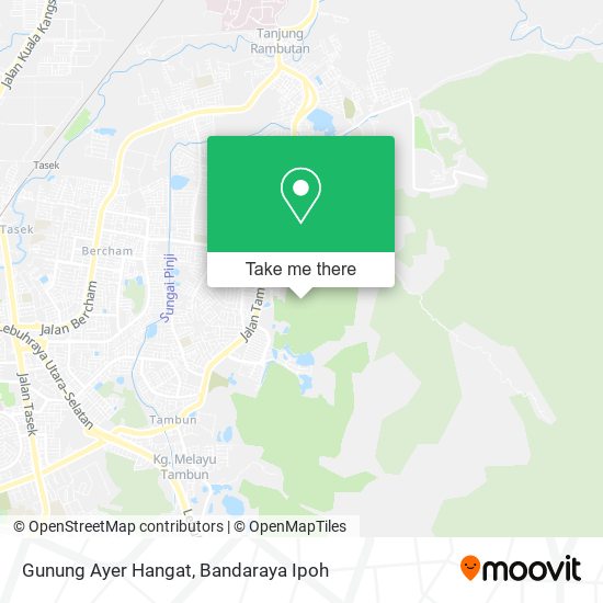 Peta Gunung Ayer Hangat