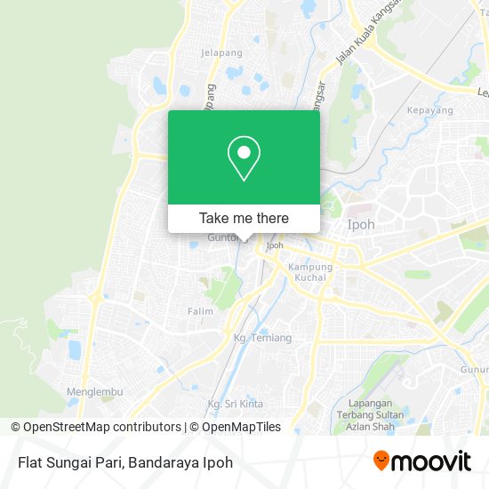 Flat Sungai Pari map