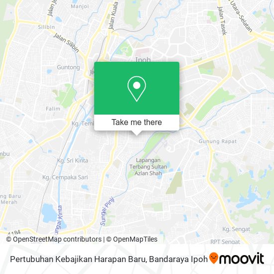 Pertubuhan Kebajikan Harapan Baru map