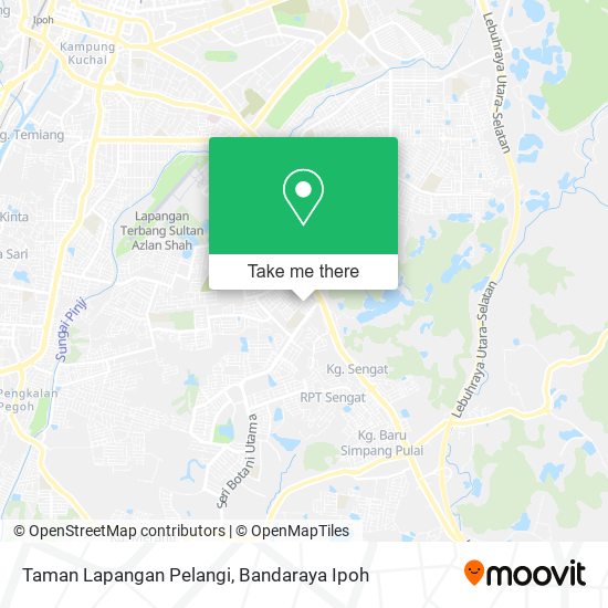 Peta Taman Lapangan Pelangi