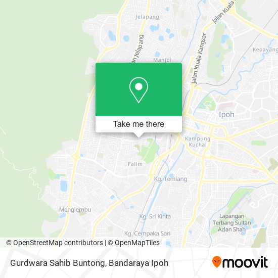 Gurdwara Sahib Buntong map
