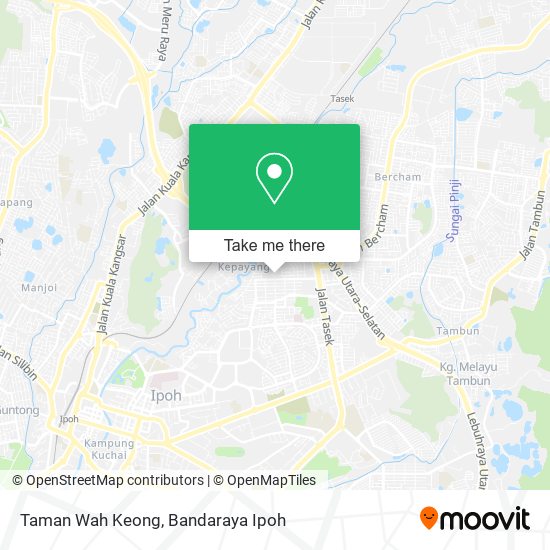 Peta Taman Wah Keong