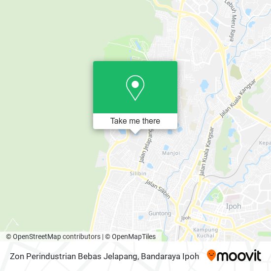 Zon Perindustrian Bebas Jelapang map