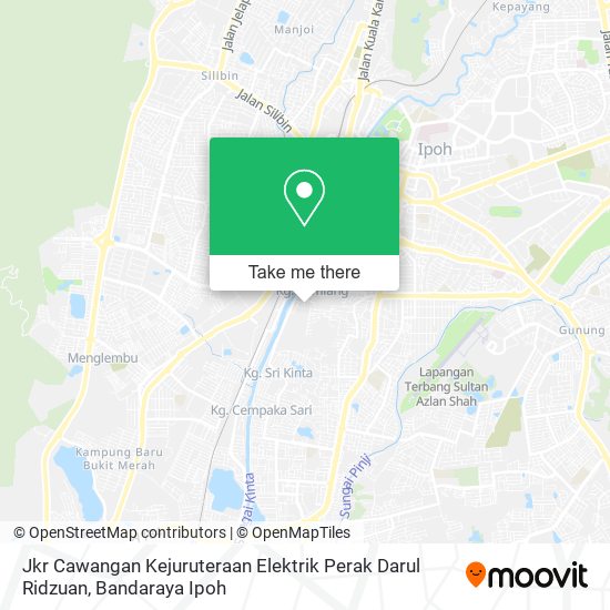 Jkr Cawangan Kejuruteraan Elektrik Perak Darul Ridzuan map