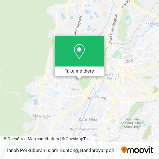 Tanah Perkuburan Islam Buntong map