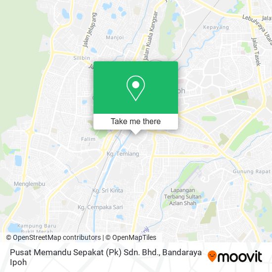 Peta Pusat Memandu Sepakat (Pk) Sdn. Bhd.